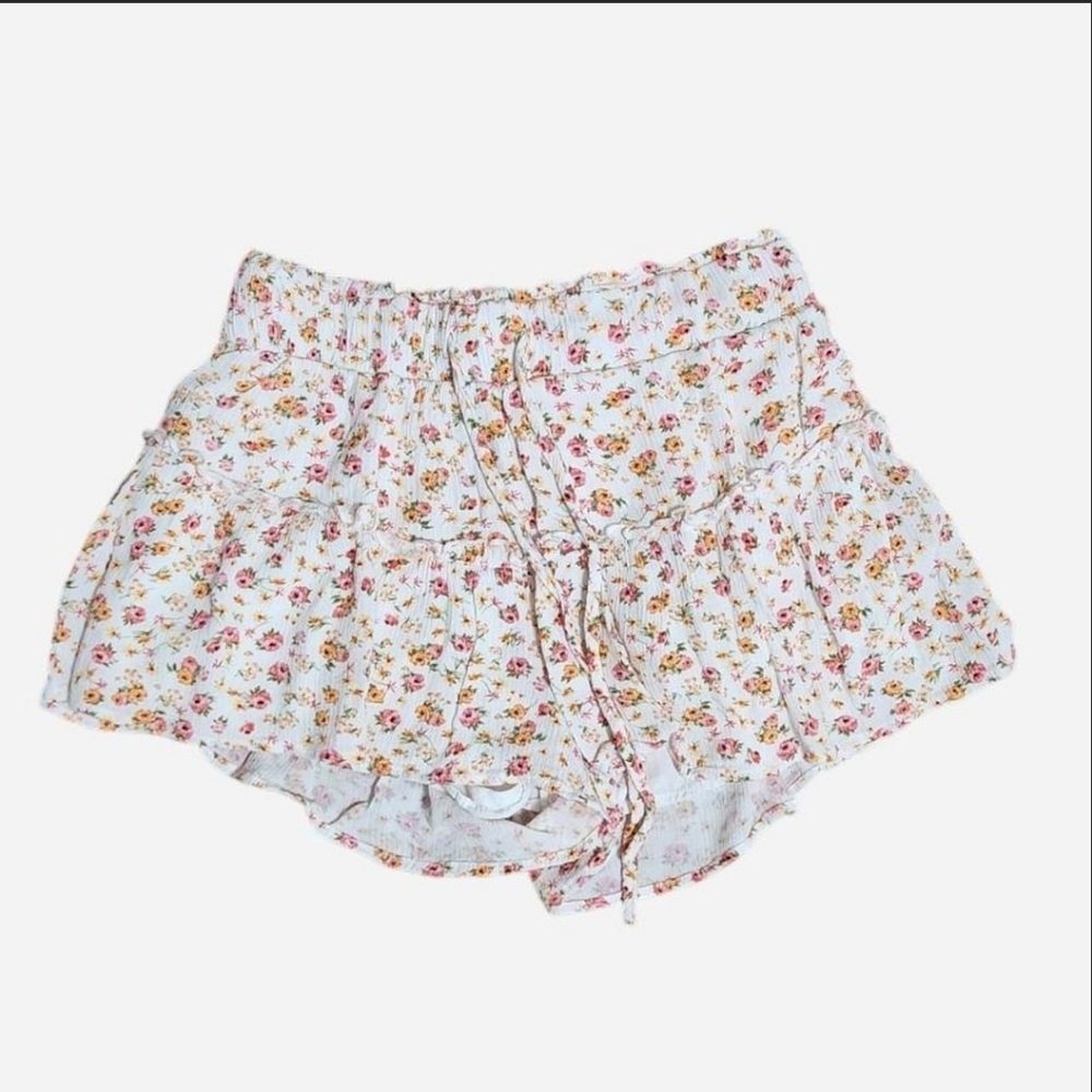 Floral Ruffled Skort Altar'd State